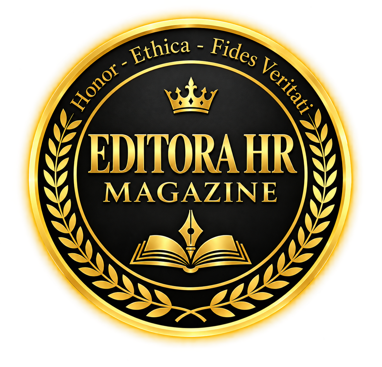 Logotipo oficial da Editora HR Magazine